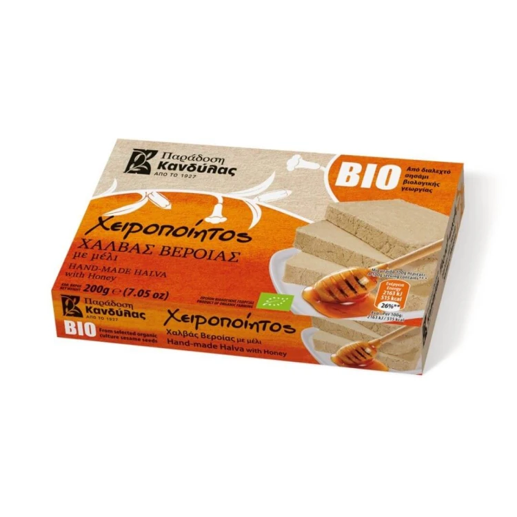 Grecka, ekologiczna chałwa z miodem Kandylas 200g.jpg