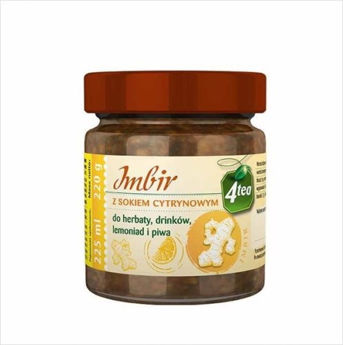 Imbir z sokiem cytrynowym 4tea 225ml