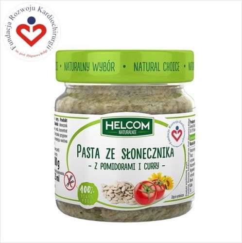 Pasta ze słonecznika z pomidorami i curry Helcom Naturalnie 225ml