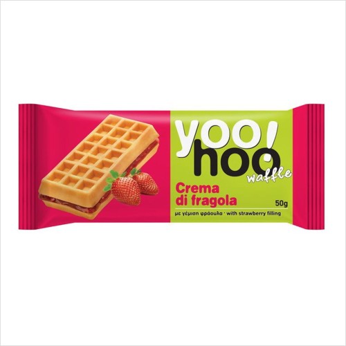 Ciastko biszkoptowe z kremowym nadzieniem truskawkowym 50 g Yoo! Hoo