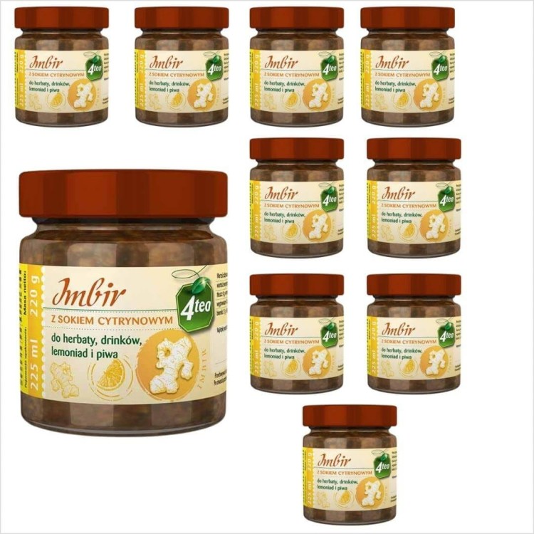 Imbir z sokiem cytrynowym 4tea 225ml (zestaw 10 sztuk).jpg