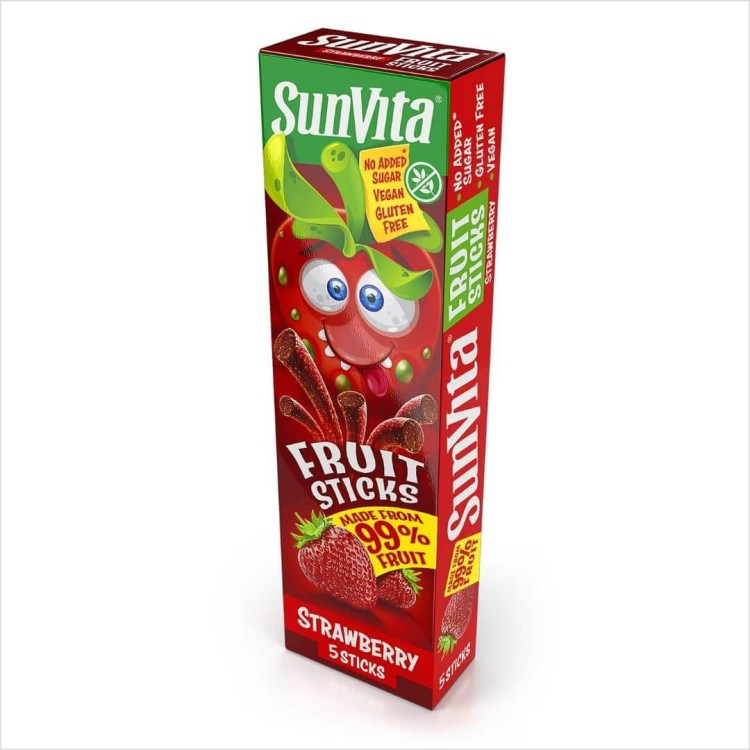 Paluszki owocowe o smaku truskawkowym 5x20g SUNVITA.jpg