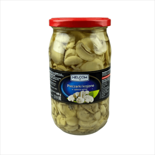 Pieczarki krojone w zalewie solnej Helcom 815ml