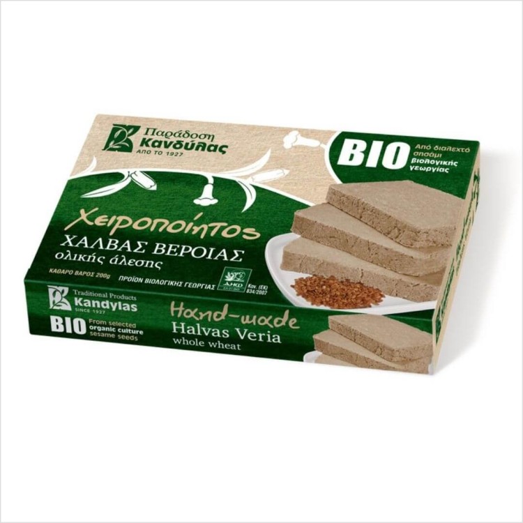 Grecka, ekologiczna chałwa pełnoziarnista Kandylas 200g.jpg