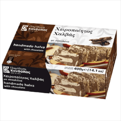 Chałwa sezamowa z czekoladą Kandylas 400g