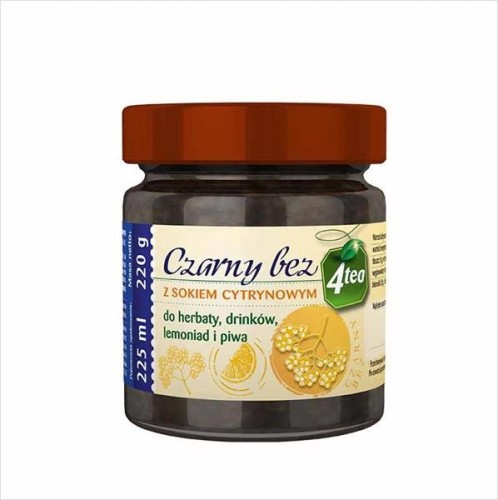 Czarny bez z sokiem cytrynowym 4tea 225ml