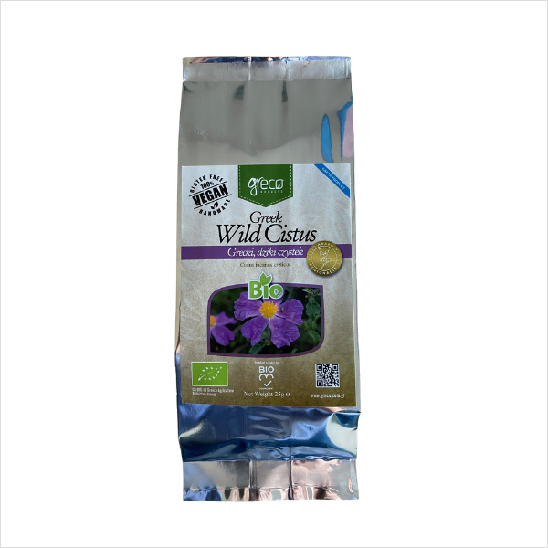 Grecki dziki czystek (herbatka ziołowa) BIO 25g