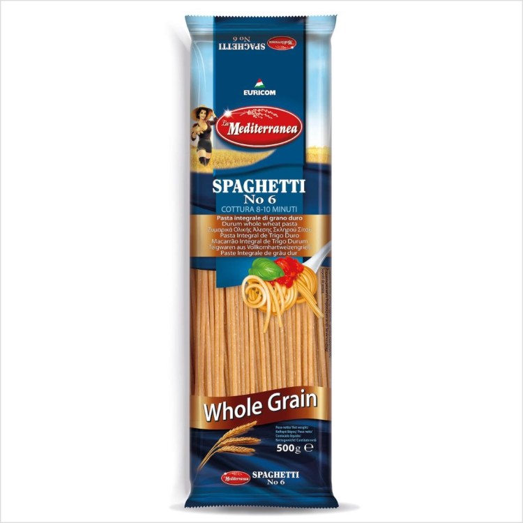 Makaron pełnoziarnisty Spaghetti No 6 Mediterranea 500g.jpg