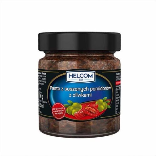 Pasta z suszonych pomidorów z oliwkami Helcom 190g