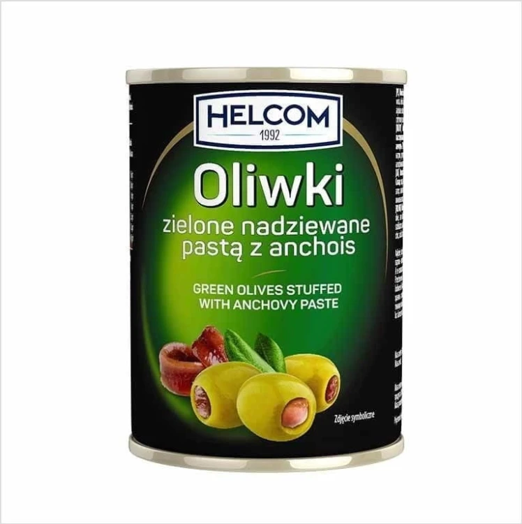 Oliwki zielone nadziewane pastą z anchois Helcom 300ml.jpg