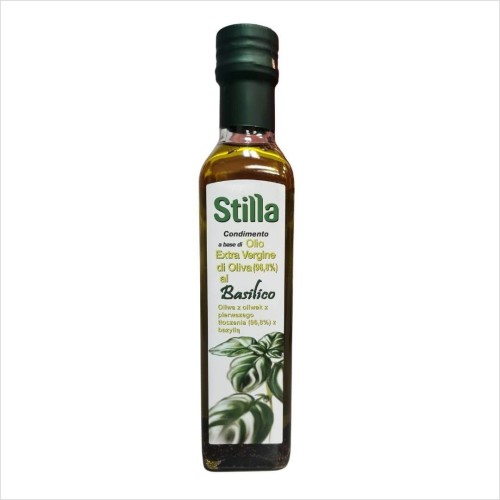 Włoska oliwa Extra Virgin z bazylią Stilla 250ml.jpg
