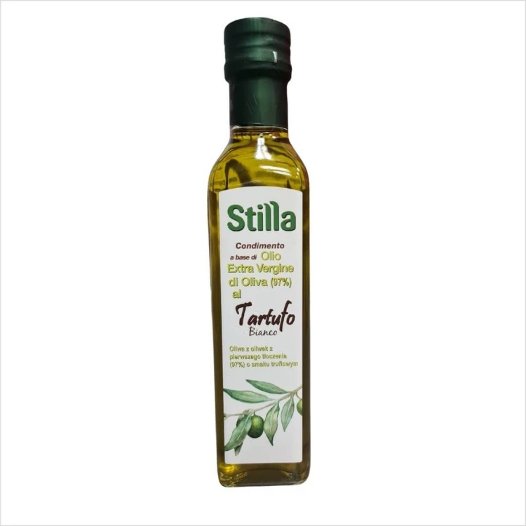 Włoska oliwa Extra Virgin z aromatem białych trufli Stilla 250ml.jpg