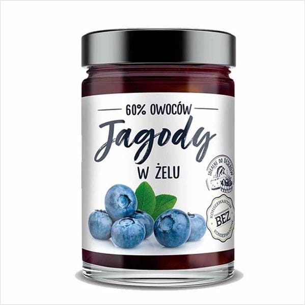 Jagody w żelu Helcom 320g