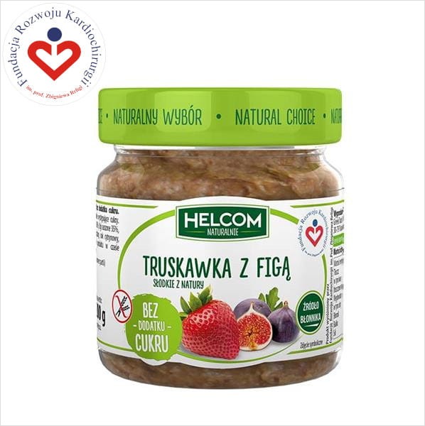Pasta truskawka z figą Helcom Naturalnie (bez dodatku cukru) 200g