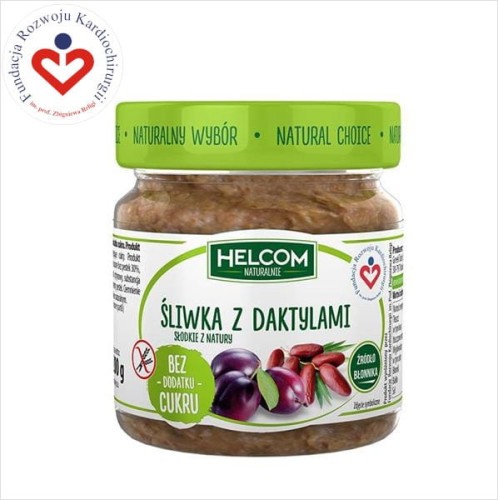 Pasta śliwka z daktylami Helcom Naturalnie 225ml