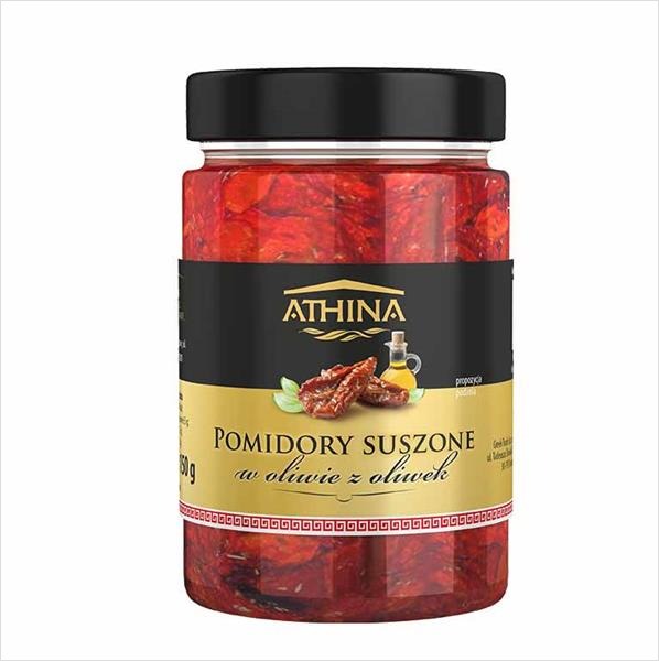 Pomidory suszone w oliwie z oliwek Athina 327ml