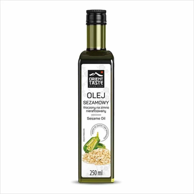 Olej sezamowy tłoczony na zimno nierafinowany 250ml Orient Taste.jpg