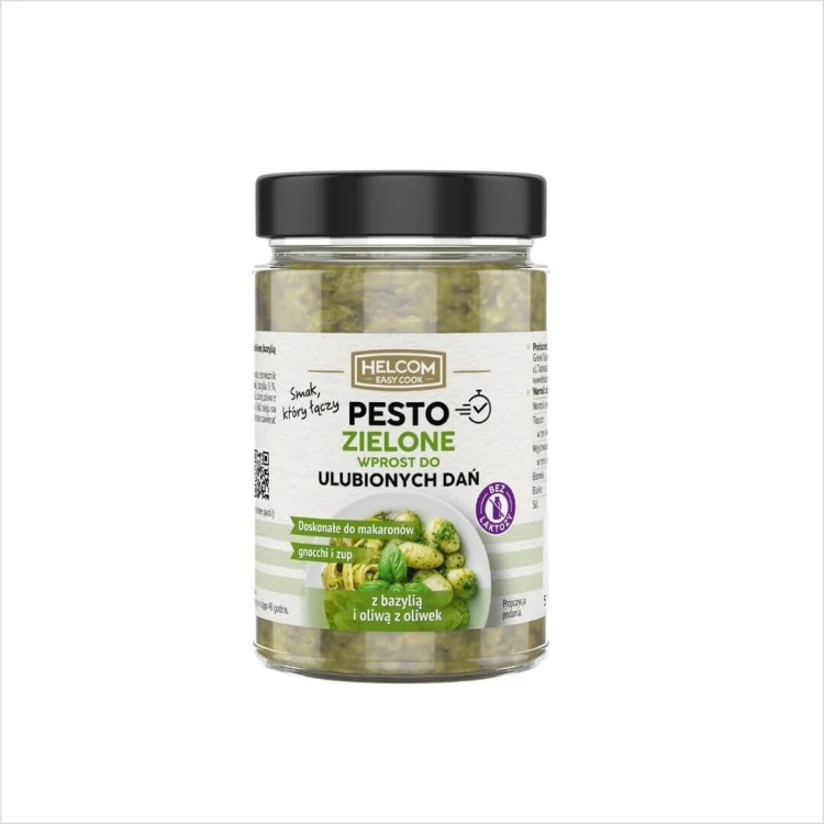 pesto zielone wprost do ulubionych dań z oliwą z oliwek 290g Helcom Easy Cook.jpg