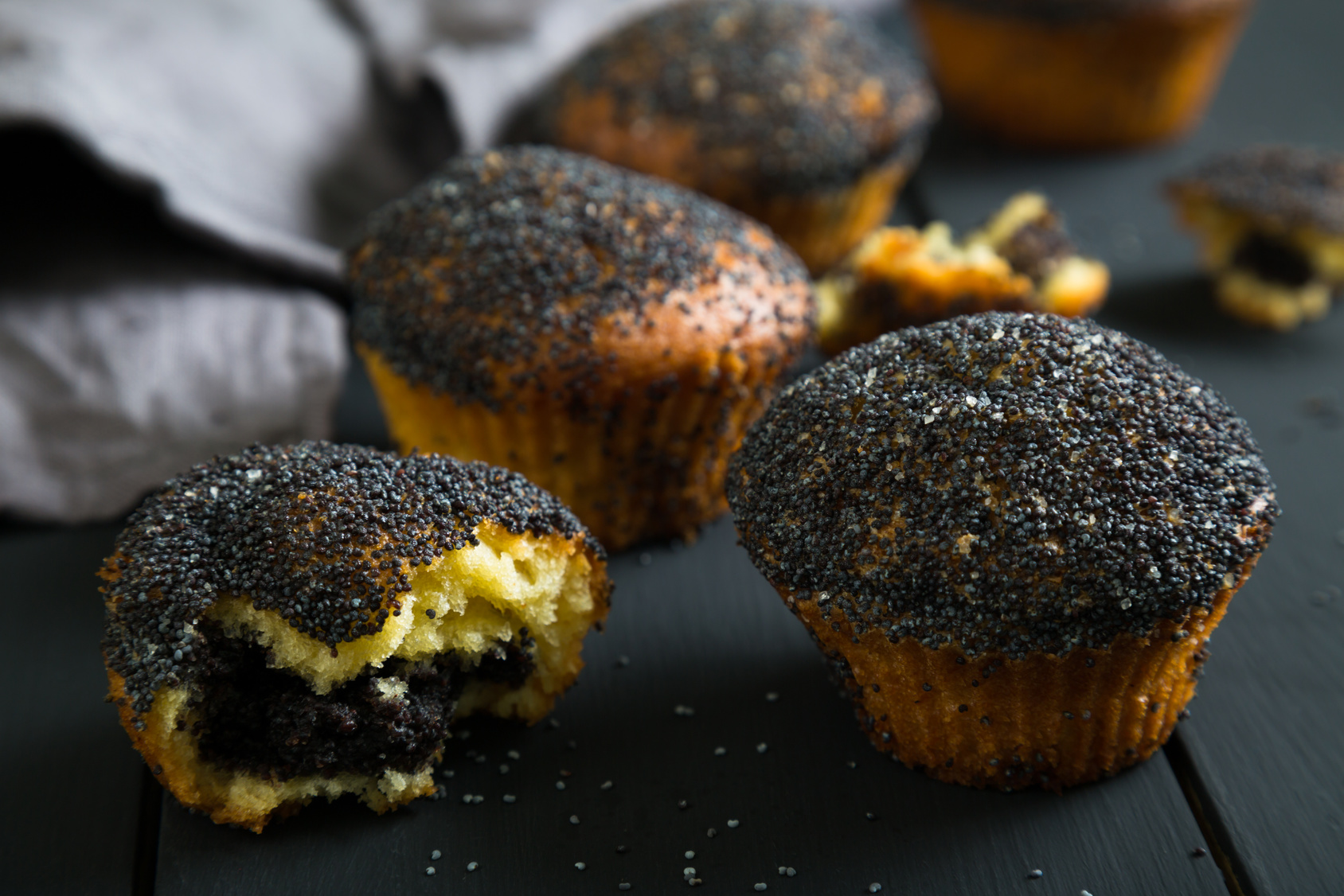 Muffiny z makiem